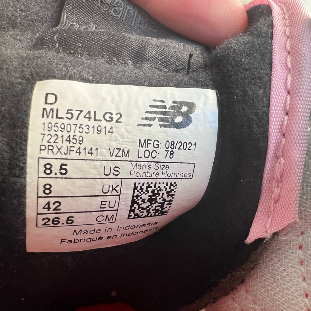 Louis Deguzman New Balance 574 Ma Divina Sz 8.5 - Picture 8 of 13